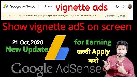 Show vignette ads on wider screens || Google AdSense New Update ||