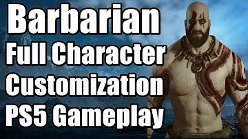 Diablo 4 - New Barbarian Full Character Customization PS5 Gameplay
