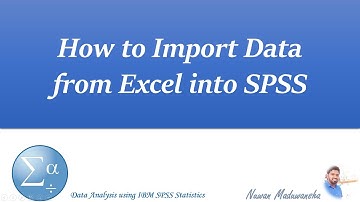 How to Import Data from Excel into SPSS | SPSS Sinhala Tutorial | Data Analysis using SPSS