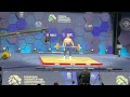 Emily campbell gbr  clean  jerk european weightlifting championships 2024