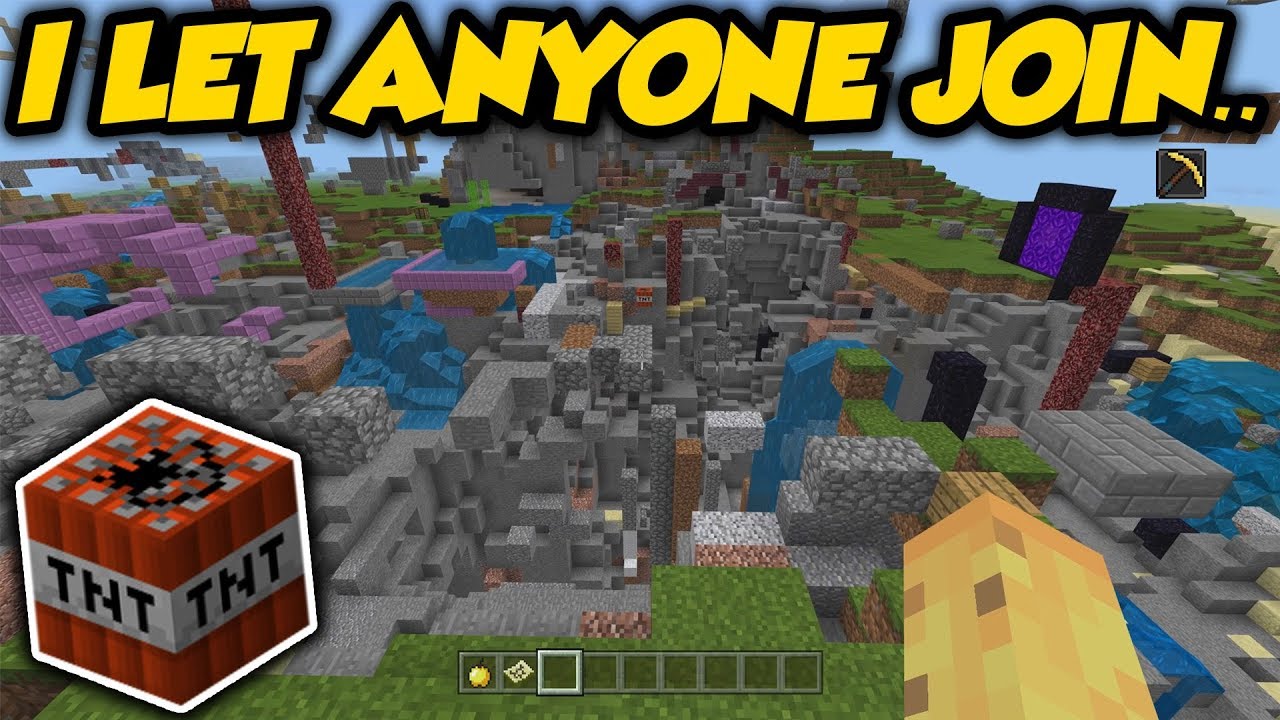 I Set My Minecraft Realm To Public For A Week & This Happened - YouTube