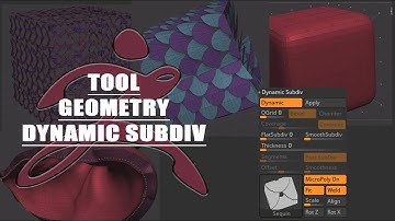 【ZBrush 2022】【memo】tool：Geometry｜Dynamic Subdiv
