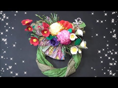 Diy お正月飾り しめ縄飾りの作り方 New Year S Decorating Shrimp Decoration Youtube