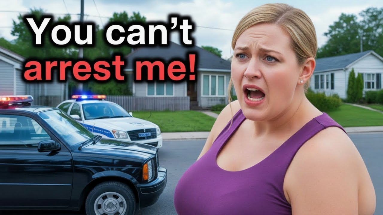 Watch as Crazy Karen BITES OFFICER during ARREST! - YouTube