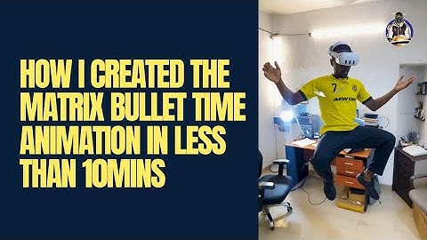 Matrix Bullet Time Animation in Under 10 Mins with AI & CapCut!