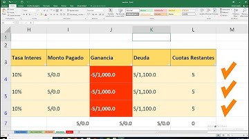 Control de prestamos y cobros en Excel 2025