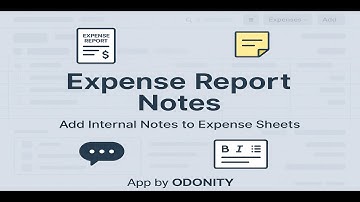 Odoo Expense Report Notes | Add Internal Notes to Expense Sheets | Odoo Internal Notes for Expenses
