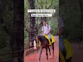 Horse Riding in Matheran 🐎 | Monsoon Adventure at India’s Smallest Hill Station! #shorts