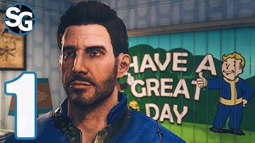 Fallout 76 BETA Walkthrough Gameplay (No Commentary) | INTRO - Part 1