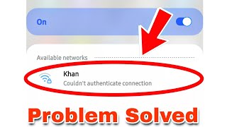 Wifi Couldn't Authenticate Connection Problem Fixed | Wifi Not Connecting Problem Solved screenshot 5
