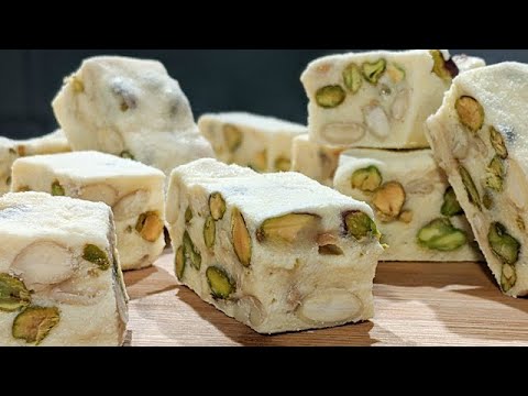 Quick And Easy Marshmallow Nougat Recipe Made In 5 Min Amazing! An Unmissable Delight