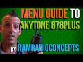 Anytone 878plus menu guide by ham radio concepts