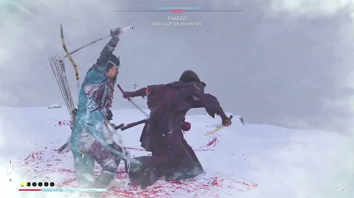 Takezo Duel Atop the Mountain Lethal Difficulty - No Damage | Ghost of Yotei