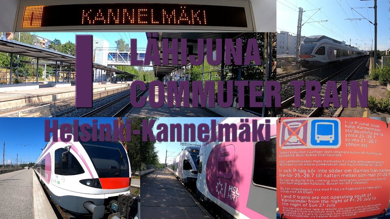I-juna I train Helsinki-Kannelmäki