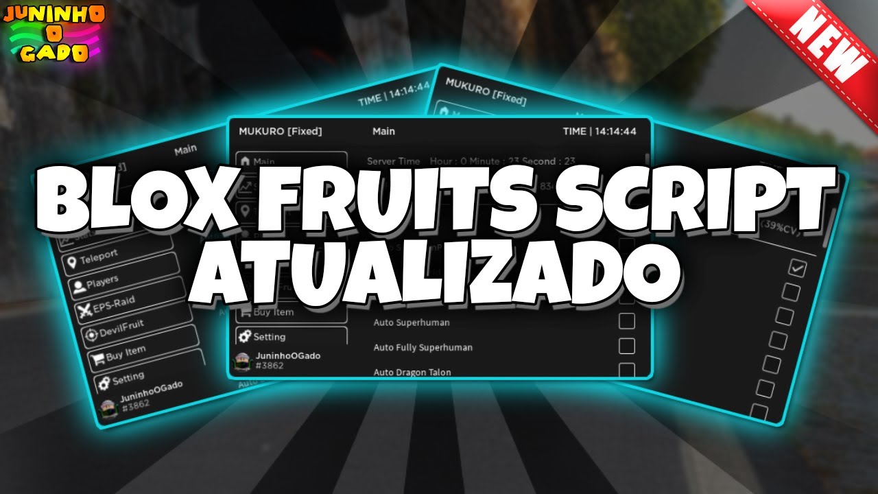 ROBLOX Blox Fruits SCRIPT Mukoro OP, Auto CDK, Auto Farm !! ( Mobile , fruit game