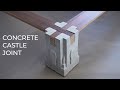 Concrete Castle Joint Bed made with LEGO