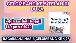 Gelombang 5 kartu prakerja dibuka ...