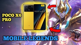 POCO X6 PRO GAMING TEST | Mobile Legends | Estes Gameplay