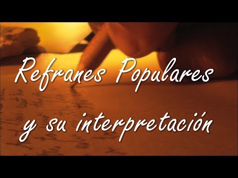 Refranes Populares y