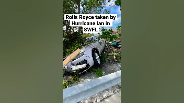 Rolls Royce Destroyed by Hurricane Ian #shorts