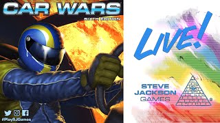 SJGames Live - Playing Car Wars on new playmat!