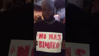 Rev Cortly Wotherspoon: We want to send a clear message #NoMasBloqueo