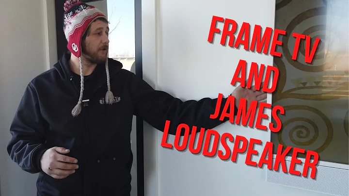 Check out this Amazing, all white set up! With James Loudspeaker, Samsung Frame TV, and more!