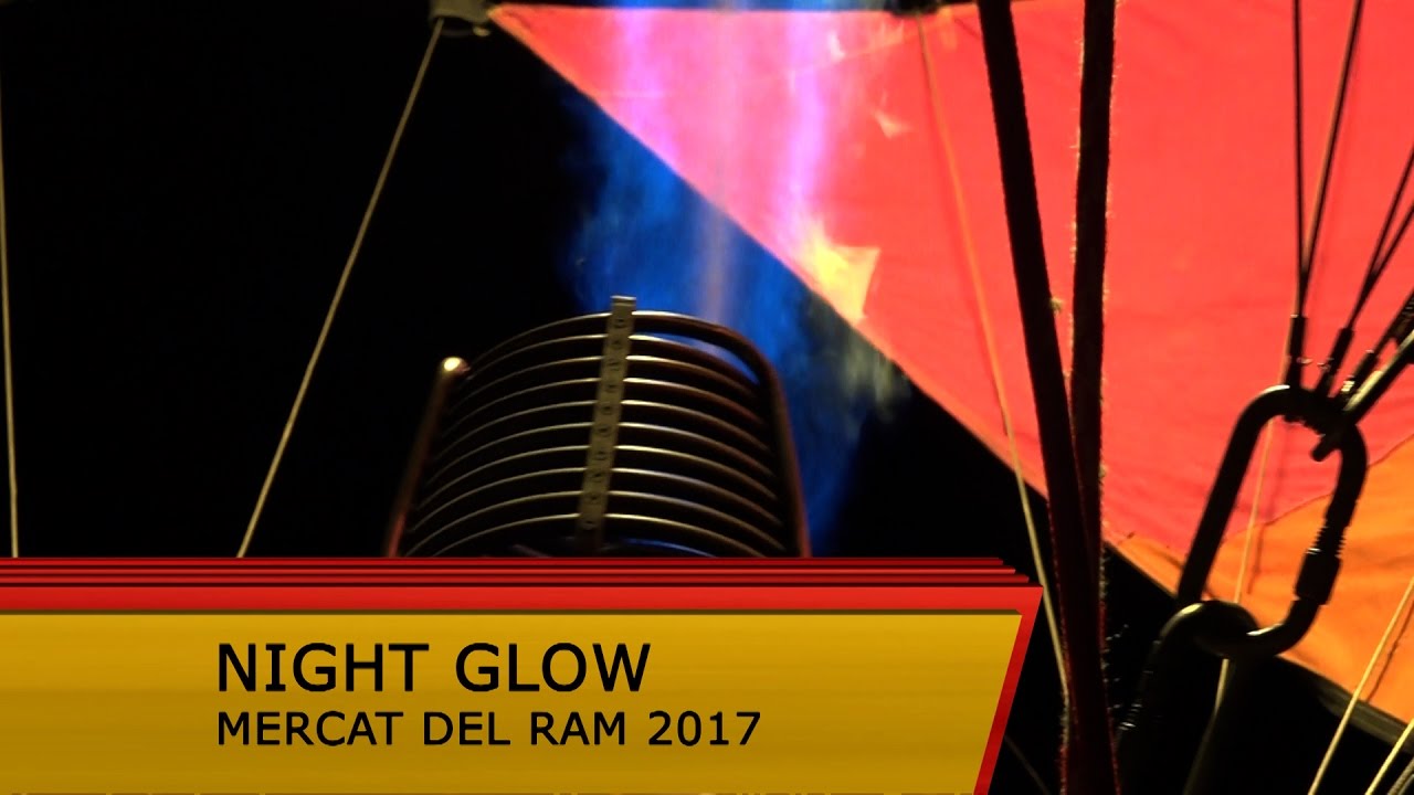 Night Glow Mercat del Ram 2017 - YouTube