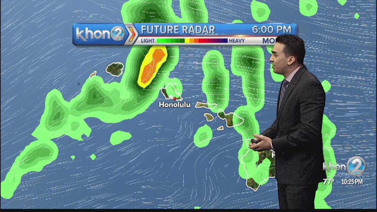 Chance of heavy showers and thunderstorms continue - YouTube