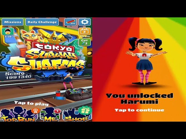 Subway Surfers Tokyo 2018 - Colaboratory