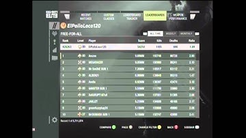 ElPolloLoco120 - MW3 - Combat Record