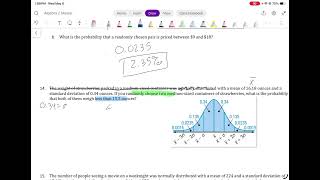 Stats Chapter - Normal Distribution Word Problem Examples