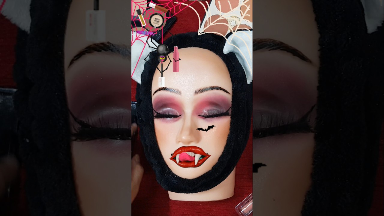 ASMR Vampire Makeup Tutorials 🕷🧛‍♀️Halloween Beauty 🦇🕸