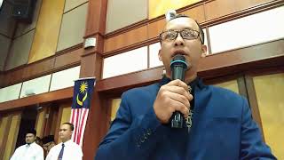 Juruacara majlis rasmi.. Majlis persaraan bersama dj shaiful samad