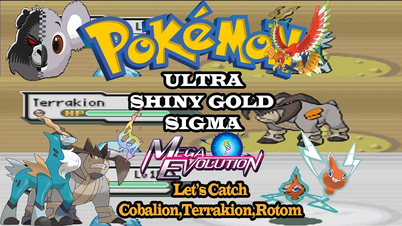 Pokemon Ultra Shiny Gold Sigma Let S Catch Cobalion Terrakion And Rotom By Zenture Gaming