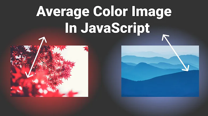 Average Color Image |  In JavaScript  |  Canvas  |