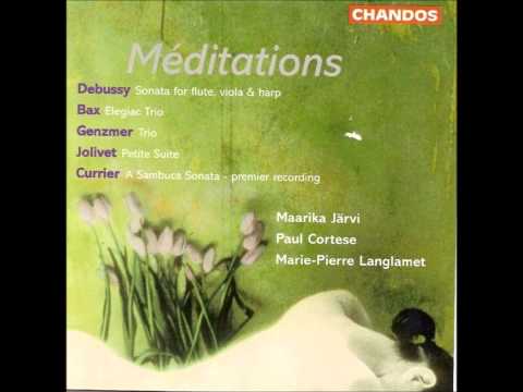 Bax Elegaic Trio, Maarika Järvi, flute, Paul Cortese, viola, Marie-Pierre Langlamet, harp