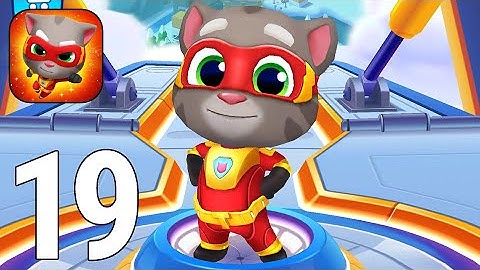 Talking Tom Hero Dash Run Game Gameplay Walkthrough Part 19 - Tom Superhero [iOS/Android Games]