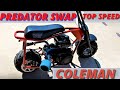 Coleman cc100x minibike gets a  Predator 212 swap / Coleman Predator  swap