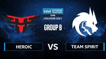 CS:GO - Team Spirit vs Heroic [Nuke] Map 2 - IEM Cologne 2021 - Group B