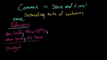 Commas in space and time   The Comma   Punctuation   Khan Academy