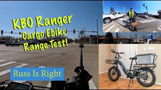 KBO Ranger Cargo Ebike - Range Test and Discussing My Recent Trip