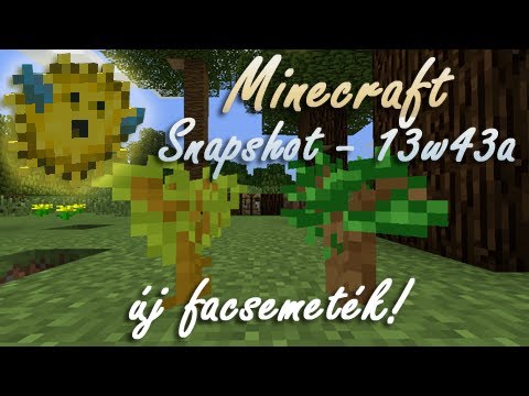 Minecraft snapshot 13w43a Ãj facsemeték, spawn állÃtás ...