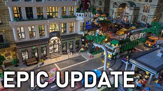 Epic Build Update: LEGO® Brick Bank MOC nearing Spectacular Completion!