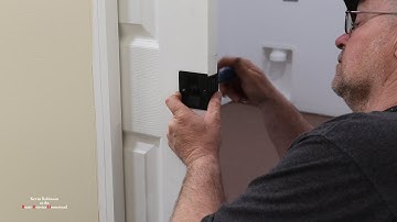 how to install pocket door lock and pull handle hardware