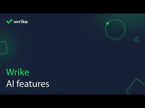 Wrike AI Features
