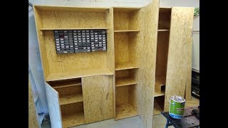 Schrank für Garage selber bauen aus OSB - YouTube