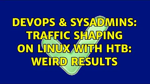 DevOps & SysAdmins: Traffic shaping on Linux with HTB: weird results (3 Solutions!!)