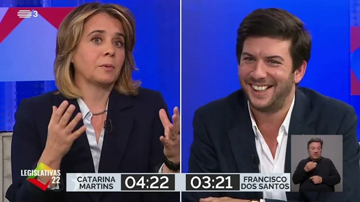 BE vs CDS | Catarina Martins vs Francisco dos Sant...