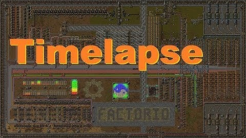 FACTORIO TIMELAPSE -from start to rocket- 37 hours in 2 minutes